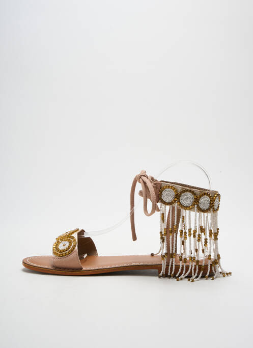 Sandale/Pantofi decupați bej L'ATELIER TROPÉZIEN femeie