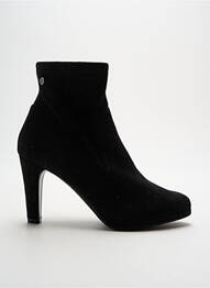 Botine/ghete vârf rotund toc de 7 la 9 cm negru CAPRICE femme