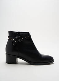 Botine/ghete vârf rotund toc de 4 la 6 cm negru ELUE PAR NOUS femme