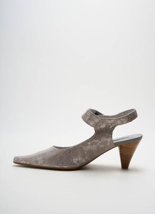 Pantofi cu toc gri FUGITIVE BY FRANCESCO ROSSI femeie