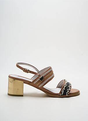 Sandale/Pantofi decupați maro LOLLIPOPS femeie