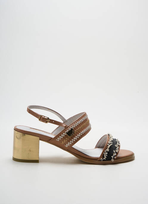 Sandale/Pantofi decupați maro LOLLIPOPS femeie