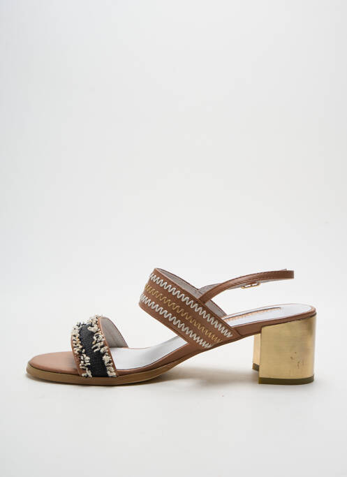 Sandale/Pantofi decupați maro LOLLIPOPS femeie