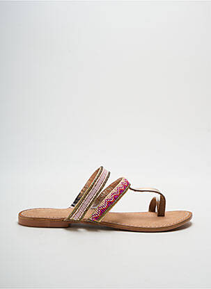 Șlapi bej LOLLIPOPS femeie