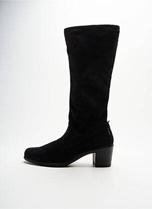 Cizme vârf rotund toc de 4 la 6 cm negru ENVAL SOFT femeie