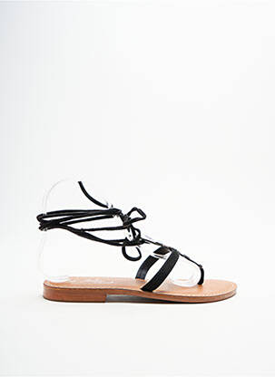 Șlapi negru L'ATELIER TROPÉZIEN femeie