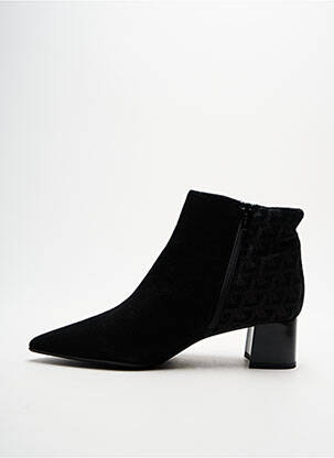Botine/ghete vârf ascuțit toc de 4 la 6 cm negru JB MARTIN femeie