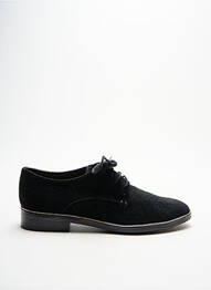 Derby-uri nubuc toc plat până la 3 cm negru JB MARTIN femme