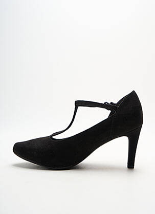 Pantofi cu toc închidere cu buclă(e) toc de 7 la 9 cm negru MARCO TOZZI femeie