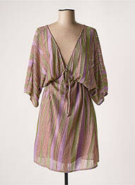 Rochie midi mâneci 3/4 mâneci 3/4 violet MÊME ROAD femme