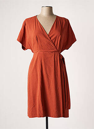 Rochie scurtă maro MÊME ROAD femeie