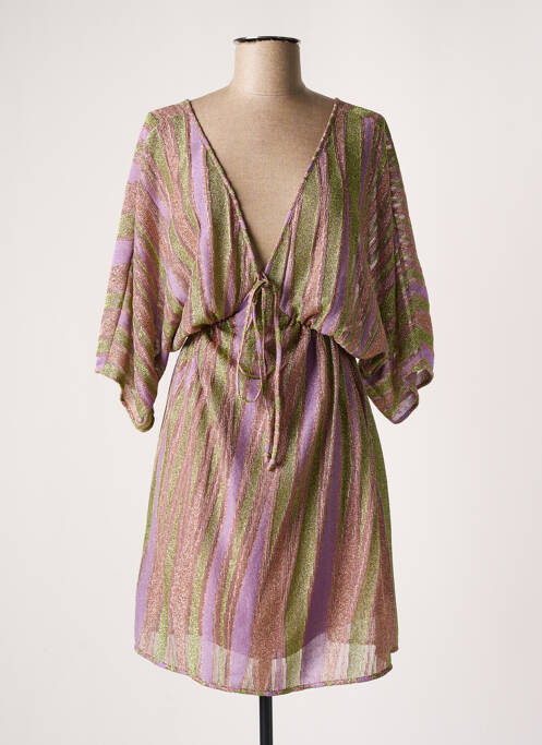 Rochie midi violet MÊME ROAD femeie