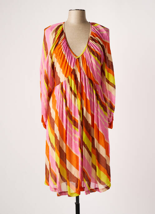 Rochie midi roz MÊME ROAD femeie