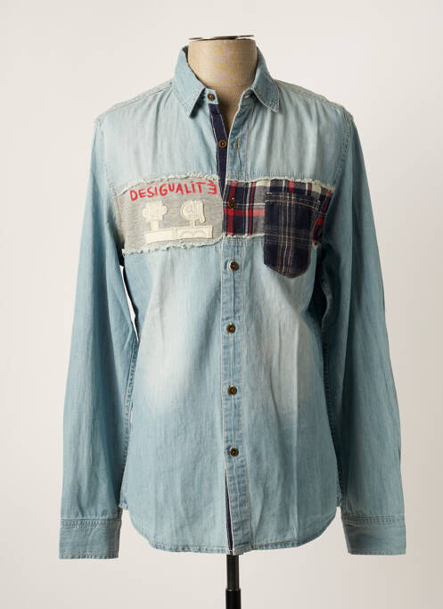 Cămașă cu mâneci lungi albastru DESIGUAL bărbat