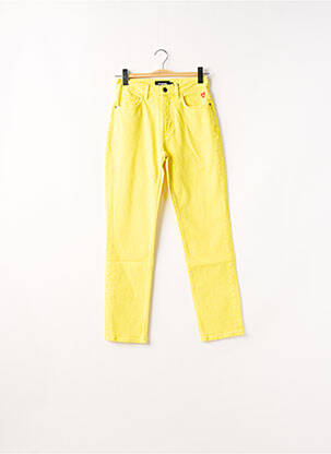 Blugi croială Mom galben DESIGUAL femeie