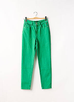 Blugi croială Mom verde DESIGUAL femeie