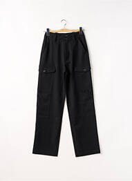 Pantalon cargo buzunare talie înaltă negru DESIGUAL femme