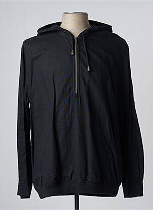 Hanorac cu glugă negru ELORA bărbat