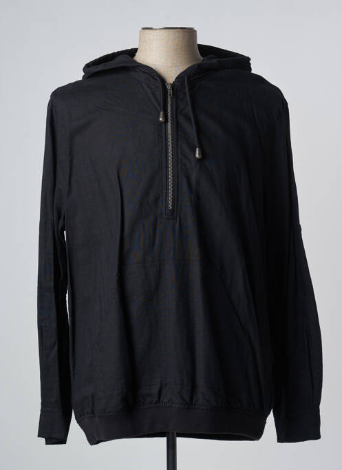 Hanorac cu glugă negru ELORA bărbat