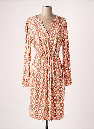 Rochie midi portocaliu ESQUALO femeie