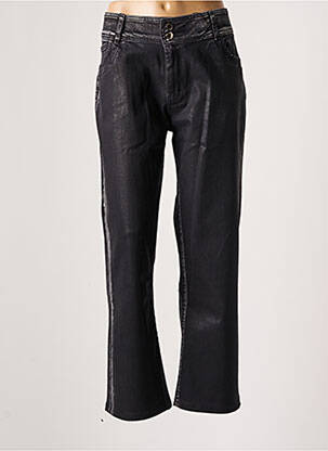 Blugi cu croială dreaptă negru EVA KAYAN femeie