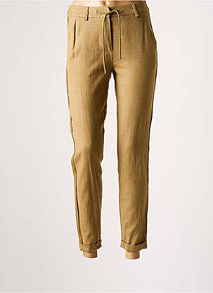 Pantalon 7/8 bej EVA KAYAN femeie