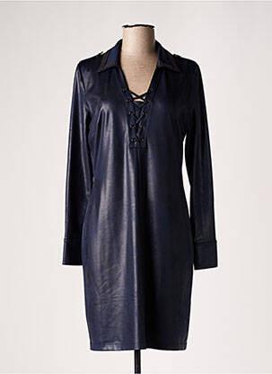 Rochie scurtă albastru EVA KAYAN femeie