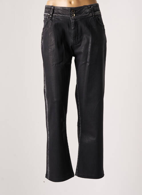 Blugi cu croială dreaptă negru EVA KAYAN femeie