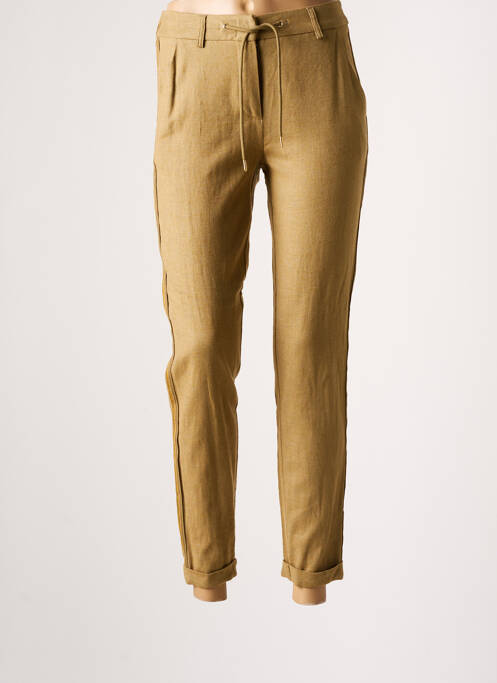 Pantalon 7/8 bej EVA KAYAN femeie