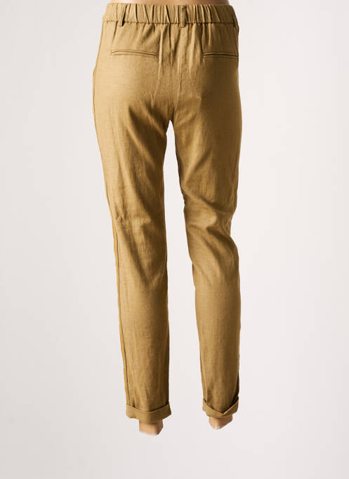 Pantalon 7/8 bej EVA KAYAN femeie