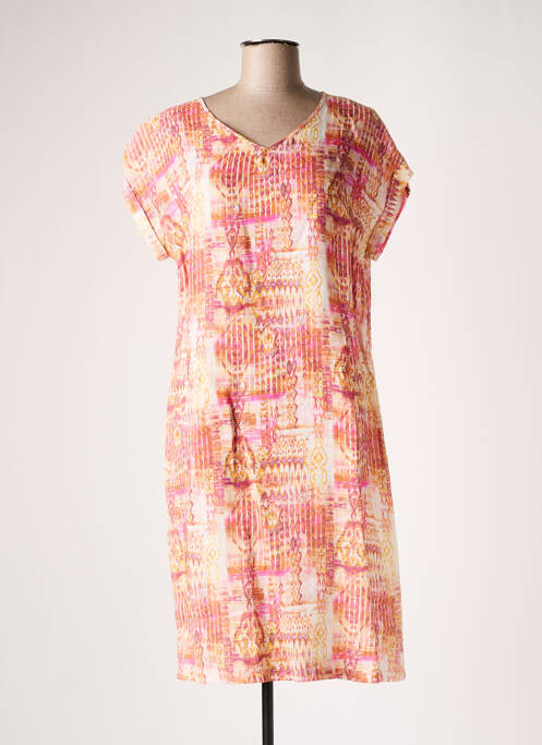 Rochie midi portocaliu SIGNE NATURE femeie