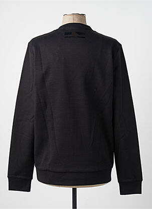 Hanorac serigrafie flockată mâneci lungi negru HUGO BOSS bărbat