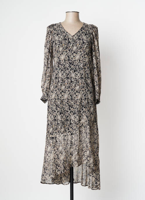 Rochie lungă negru LE TEMPS DES CERISES femeie