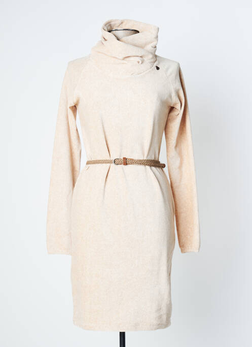 Rochie midi bej RAGWEAR femeie