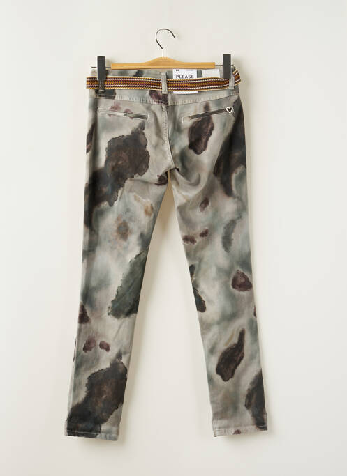 Pantalon chino verde PLEASE femeie