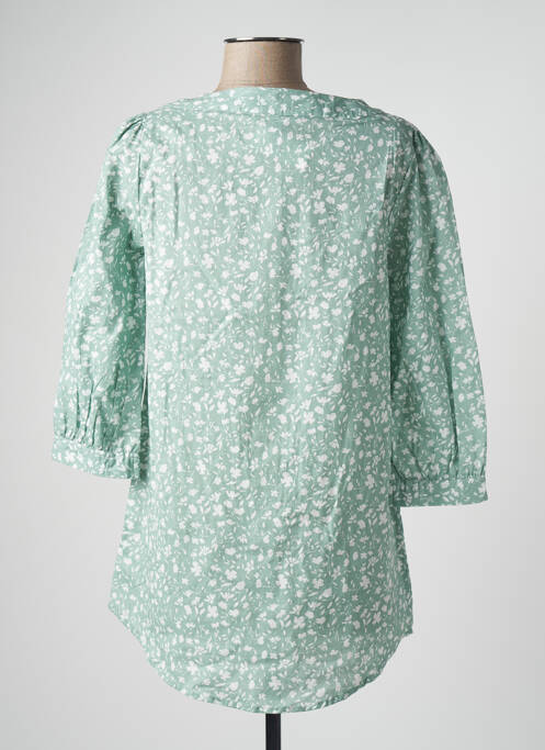 Tunică mâneci lungi verde BLANCHEPORTE femeie