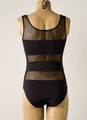 Body de lenjerie efect material satinat negru IMPLICITE femeie