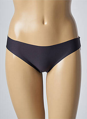 Chilot efect material satinat negru SIMONE PERELE femeie