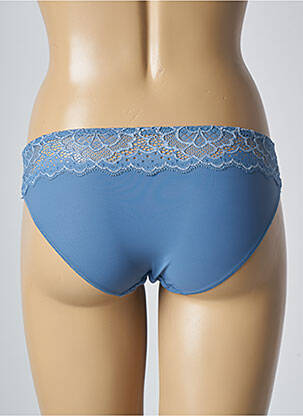 Chilot efect material satinat albastru SIMONE PERELE femeie