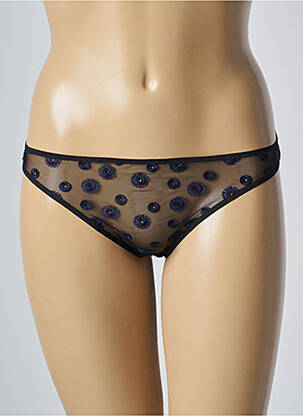 Chilot efect material satinat negru SIMONE PERELE femeie