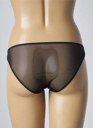 Chilot efect material satinat negru SIMONE PERELE femeie