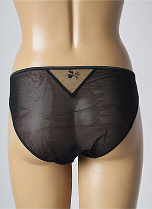 Chilot efect material satinat negru SIMONE PERELE femeie