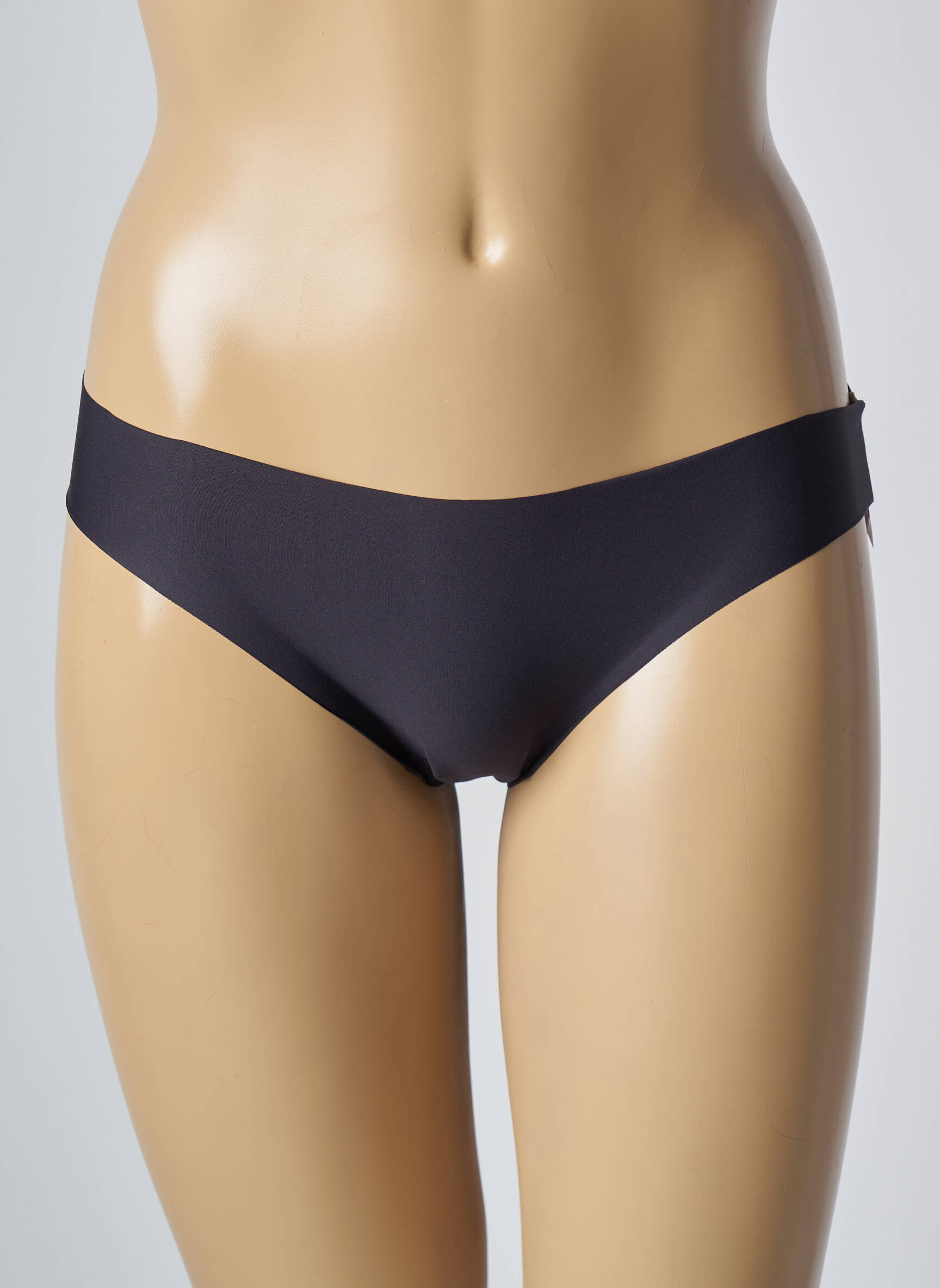 Chilot efect material satinat negru SIMONE PERELE femeie