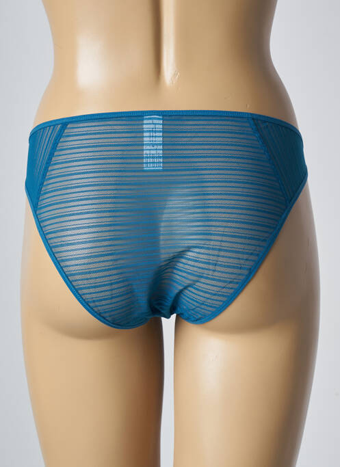 Chilot efect material satinat albastru SIMONE X SIMONE PÉRÈLE femme