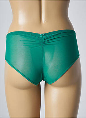 Chilot efect material satinat verde SIMONE PERELE femeie