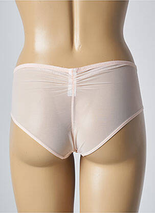 Shorty efect material satinat roz SIMONE PERELE femeie