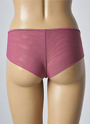 Shorty efect material satinat roz SIMONE PERELE femeie