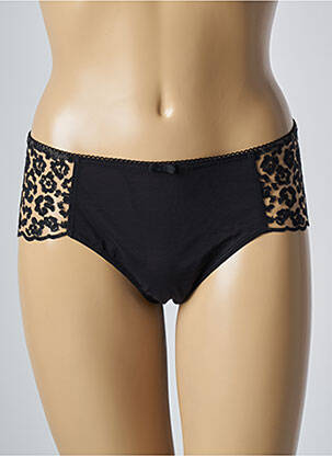 Shorty efect material satinat negru SIMONE X SIMONE PÉRÈLE femeie