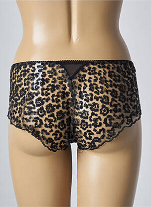 Shorty efect material satinat negru SIMONE X SIMONE PÉRÈLE femeie