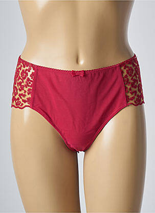 Shorty efect material satinat roșu SIMONE X SIMONE PÉRÈLE femeie